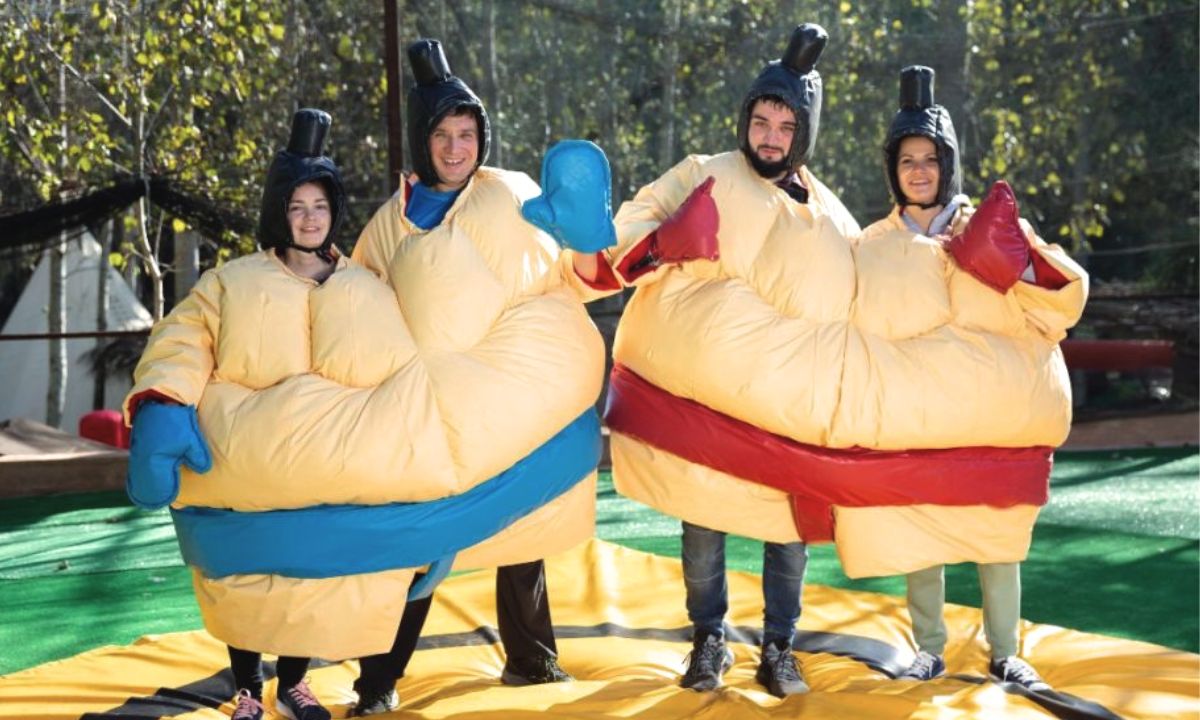 humor amarillo y paintball pack